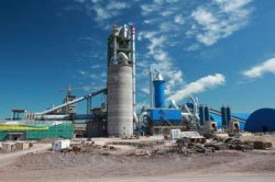 Figure 7: The 1.1Mt/yr Jambyl Cement plant in Mynaral, Kazakhstan, which is 60% owned by France's Vicat, plans to expands its capacity to 2.2Mt/yr with the addition of a new, duplicate cement line.