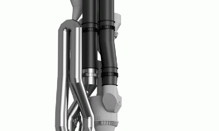 Schematic of the KHD Pyroredox calciner for reduction of NOx.