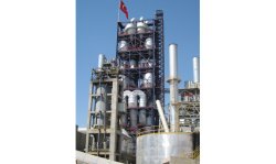 Recently-completed Polysius cement plant installation site in Turkey.