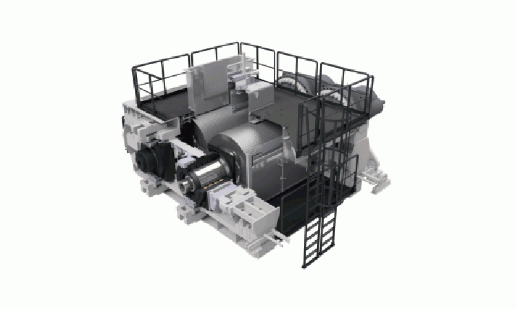 A state-of-the-art KHD roller press.