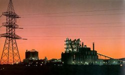 Above: Jordan Cement's Rashadiya plant at night. Photo courtesy: IBAU Hamburg.