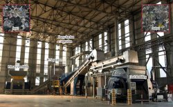 Figure 3: The SRF separation and shredding process.