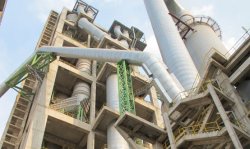 View of the Binh Phuoc Cement Plant in Lang Son.