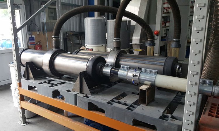 Figure 2: Suspension zone of the Coomtech test facility.