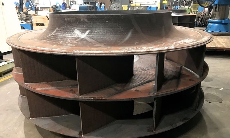 An impeller headed to a cement sector client in Algeria.