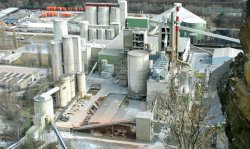 Figure 2: The cement plant at Untervaz, Switzerland.