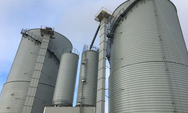 Ecocem’s Runcorn terminal in Cheshire, UK has a total silo capacity of 14,000t.