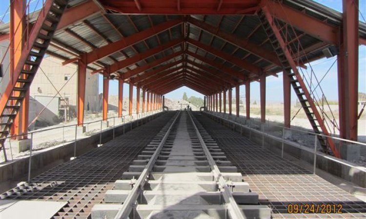 A fuel conveyor at United Cement Group’s 1.3Mt/yr Kant Cement plant. Source: United Cement Group.