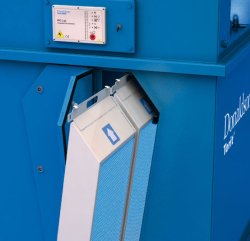 Figure 2: Slide out the monorail for filter access