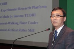 Sun Hai Quan from TCDRI Sinoma during one of the company's two presentations.