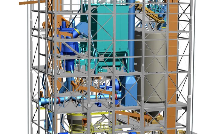 Schematic of the grinding plant module (GPM) supplied by Intercem Engineering.