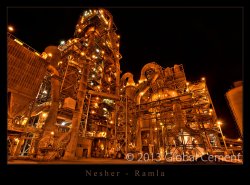 COMMENDED: 'Nesher Cement at night' Benjamin Angeled, Nesher Cement, Israel