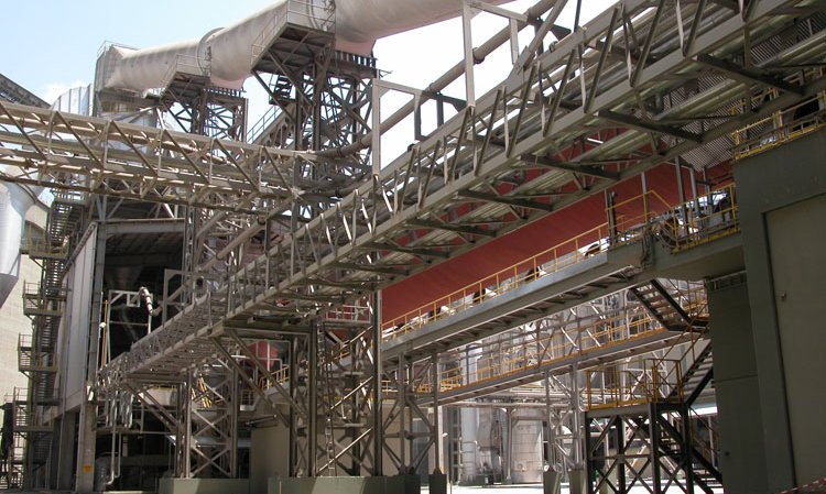 View from under kiln line 3.