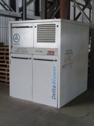 DeltaBlower compressed air units from Aerzener Maschinenfabrik (pictured) and air cannons from Standard Industrie keep things moving around the plant.