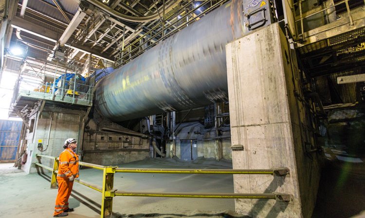 The Polysius-made ball mill is still working well after many years of operation.