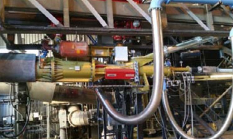 One of two new MAS burners from Unitherm. The burners offer a wealth of opportunities for flexible alternative fuel firing.