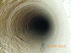 Figure 8: Basic brick in the burning zone after 43 months.