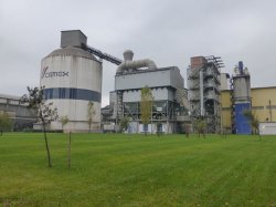 Figure 3: The homogenisation silo feeds 3100t/day of clinker into the kiln.