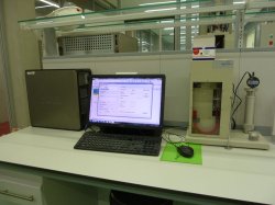 Figure 14: Blaine analysis is performed in-house on Norm Sement's products.