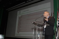 Cembureau's Vagner Maringolo speaking about European sustainability legislation.