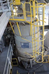 The FLSmidth Atox 17.5 coal-grinding mill at Ash Grove’s Midlothian cement plant, supplied in 2014.