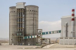 Figure 8: The resulting cement is stored in one of two 15,000t capacity cement silos designed by IBAU. One of the silos has a single compartment, while the other has two compartments.