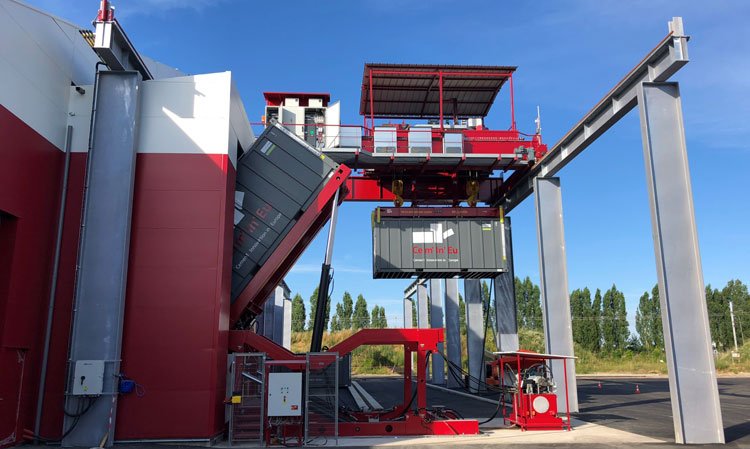 The raw material module (RMM) at the Aliénor Ciments plant in Tonneins.