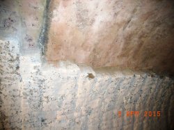 Figure 9: Basic brick on ISOMAG (not crushed): Burning zone - Uphill 6.6m after 43 months.