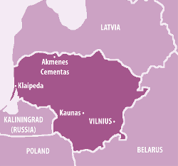 Map of the plant's location.