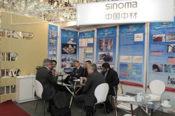 China's Sinoma was out in force on its stand, attracting a lot of attention from local cement producers.
