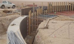 The start of civil construction work on the HFO storage facility.