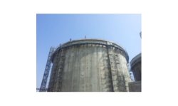 The clinker silo ring beam was performed with a slip-form angle bracket.