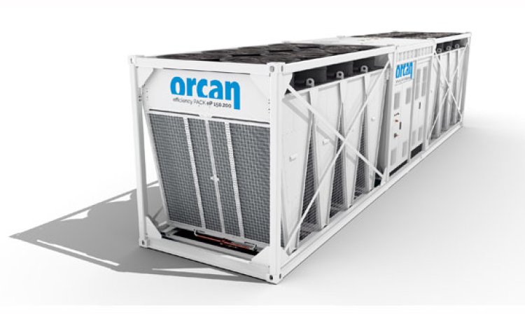 Orcan Energy modular waste heat recovery unit.