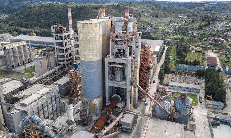 Line 3 kiln and preheater tower.