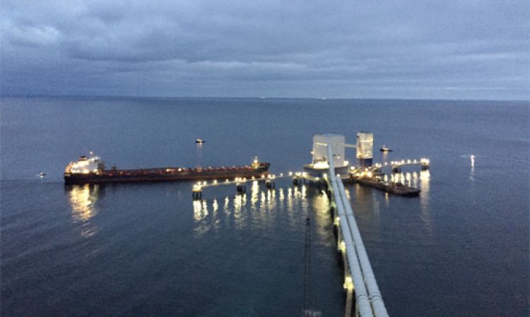 Marine Terminal at the McInnis Cement plant in Port-Daniel-Gascons, Quebec