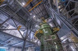 One of two identical MPS 4250 vertical roller mills from Gebr. Pfeiffer, each with a capacity of 200t/hr. Source: HeidelbergCement.