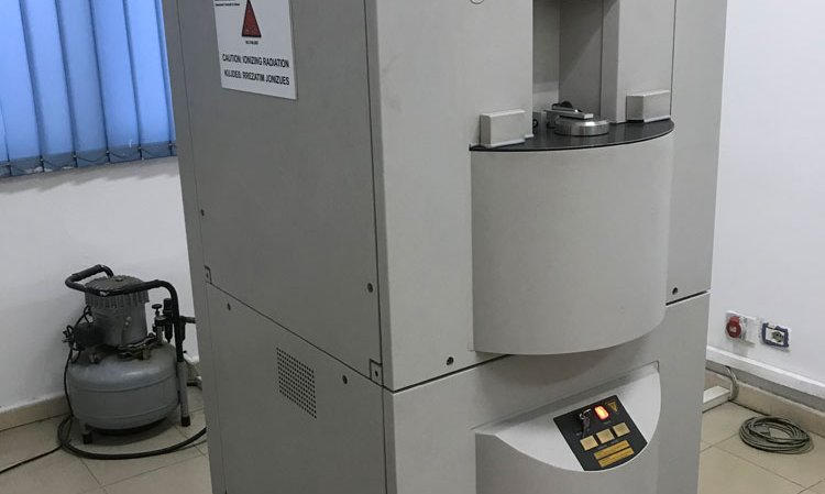 A PANalytical CUBIX XRF machine in the plant’s laboratories.