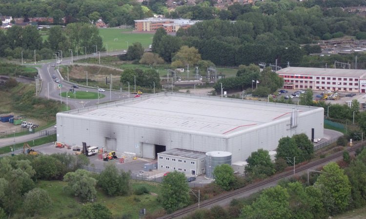 The new Malpass Farm site, operated by Suez Environnement. It supplies Climafuel, a branded type of secondary recovered fuel, to the adjacent Cemex Rugby cement plant.