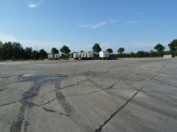 A large area of ground has been cleared prior to construction of new office buildings for the plant. Work is expected to be completed by the end of 2017, four years since the flood.