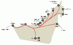 Figure 4: The 1200km long Etihad Railway network will connect all of the major regions of the UAE and, ultimately, interconnect with other GCC countries.