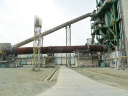 Figure 5: Norm Sement uses a five-stage suspension preheater with in-line calciner in combination with a 5000t/day rotary kiln. The kiln is powered by an 800kW main drive from Flender.