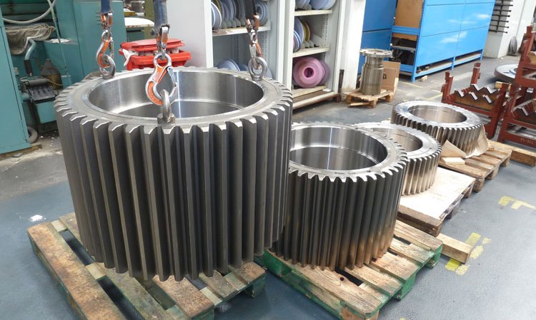 Gear production at Wikov Gear operates as a series of workshops, with workers passing completed parts onto the next team in the chain.