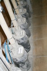 Samples of each of the plants nine cement products are collected for analysis.