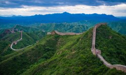 Figure 1: The Great Wall of China at Jinshanling is a series of fortifications made of stone, brick, tamped earth, wood and other materials. It is built along an east-to-west line across the historical northern borders of China.