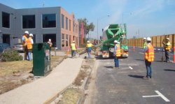 Figure 1: E-Crete 25MPa concrete in Port Melbourne, Victoria, Australia.