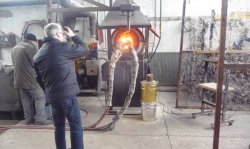 Test-scale production of new clinker substitute.