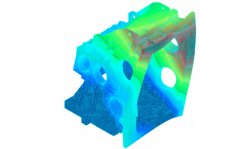 3D computer model of side drive gearbox