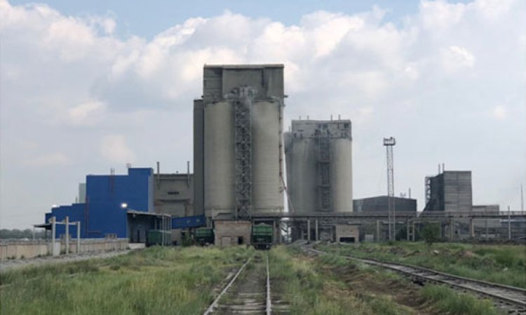 Jambyl Cement’s Mynaral packing plant, where  1.5Mt of cement was bagged in 2018. Source: Vicat.