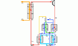 Figure 1: Schematic of Kalina Cycle System 1.