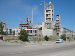 The Askale Cement plant at Erzurum.